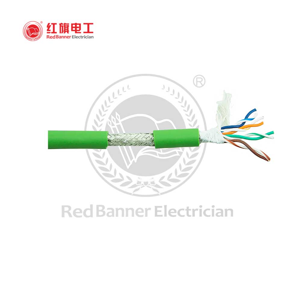 KTR-CAT5e 超五類 高柔網線,KTR_SFTP_CAT5e,高柔性電纜,拖鏈電纜,機器人網線,機器人電纜,雙絞線,網線,超五類,高柔網線,紅旗電工