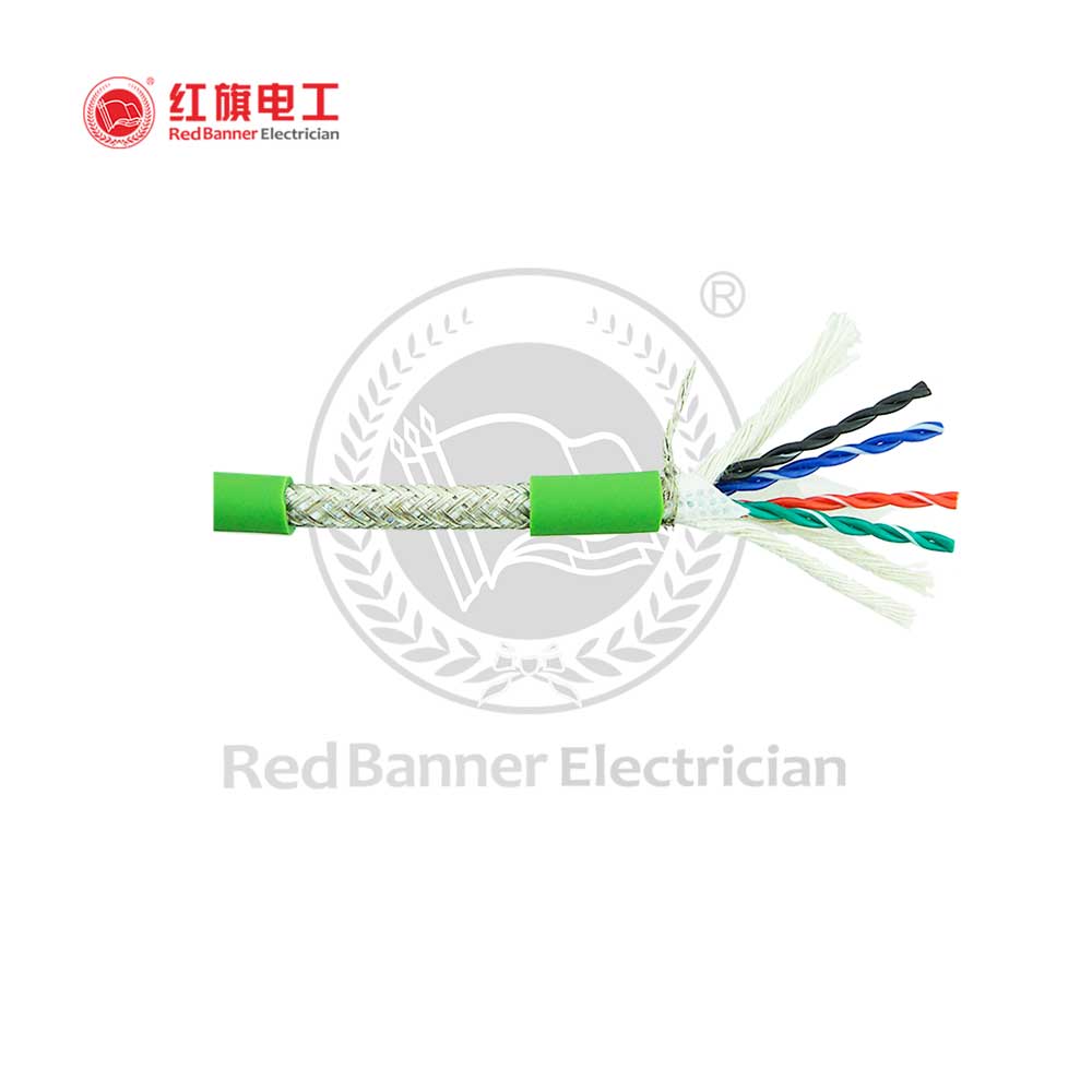 KTR-CAT6a 六類 高柔網線,KTR_SFTP_CAT6a,高柔性電纜,拖鏈電纜,機器人網線,,機器人電纜,雙絞線,網線,超六類,高柔網線,紅旗電工