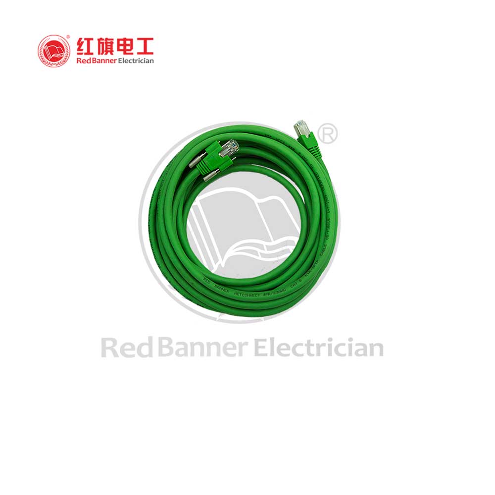 KTR-CAT6a 六類 高柔網線連接線,KTR_SFTP_CAT6a_Conn,高柔性電纜,拖鏈電纜,機器人網線,,機器人電纜,雙絞線,網線,超六類,高柔網線,紅旗電工